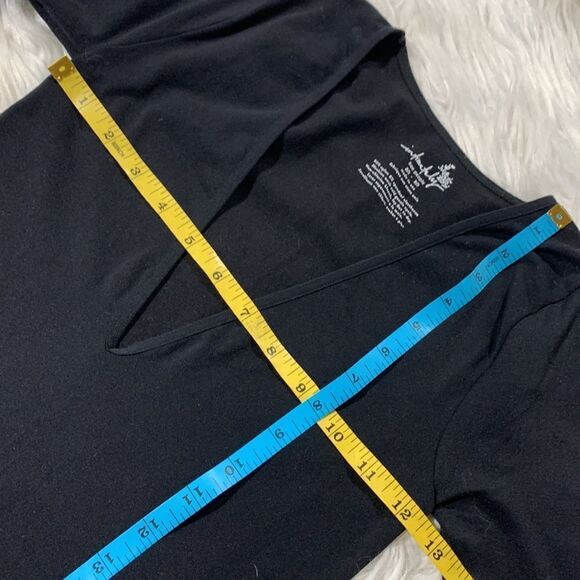 🟢3 items for $20 ——INTIMATELY Free People black deep v-neck long-sleeve stretchy - Picture 5 of 6